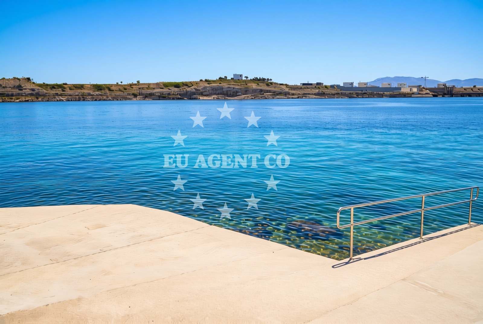 Sea and coastal view of Hotel Adriatic, Omišalj (Krk) Beach in Hotel Adriatic