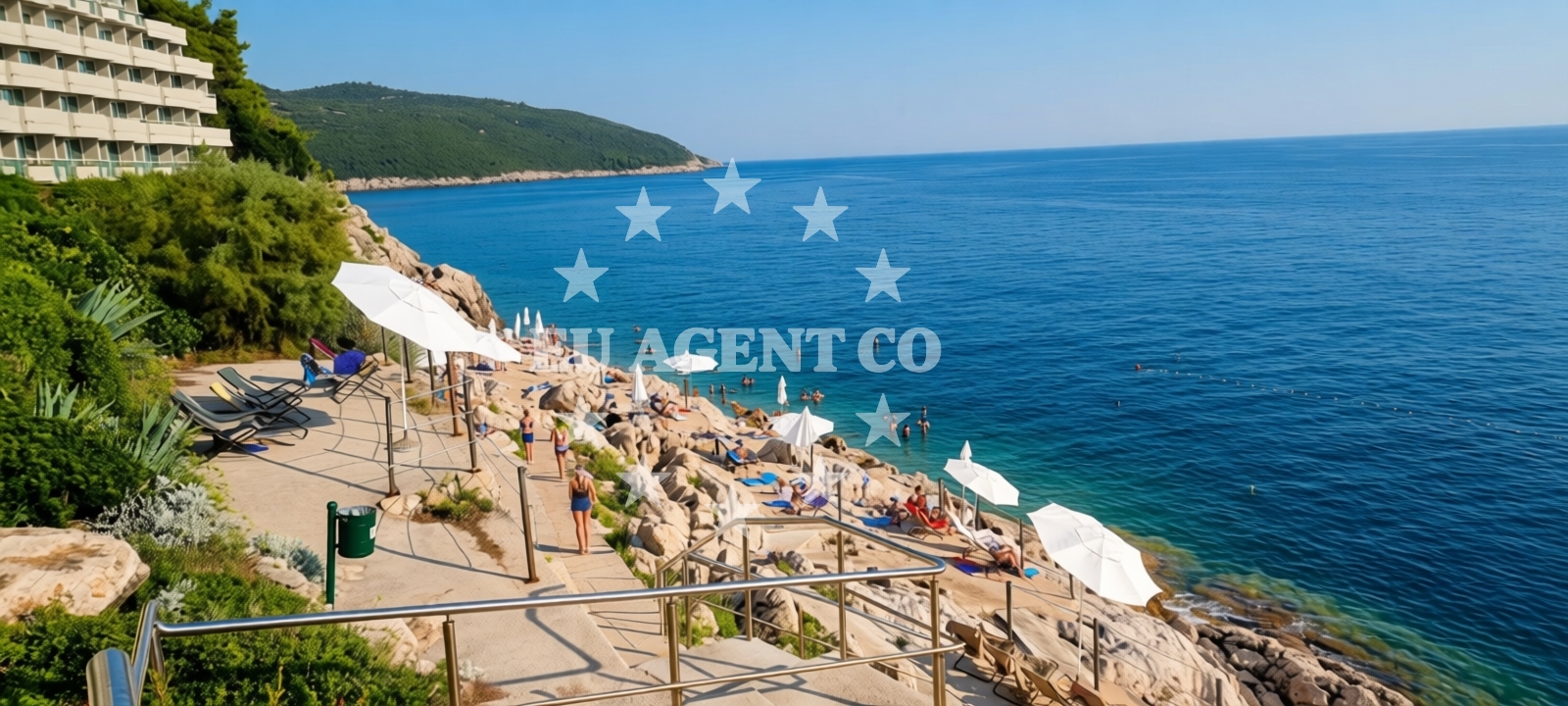 Overview of Hotel Croatia Beach