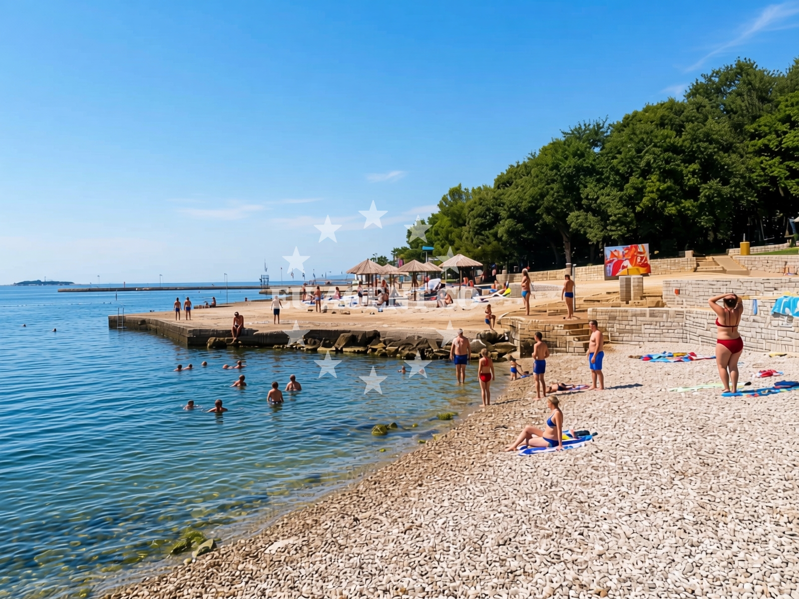 Additional view of Hotel Delfin beach in Zelena Laguna b.b 2, Poreč