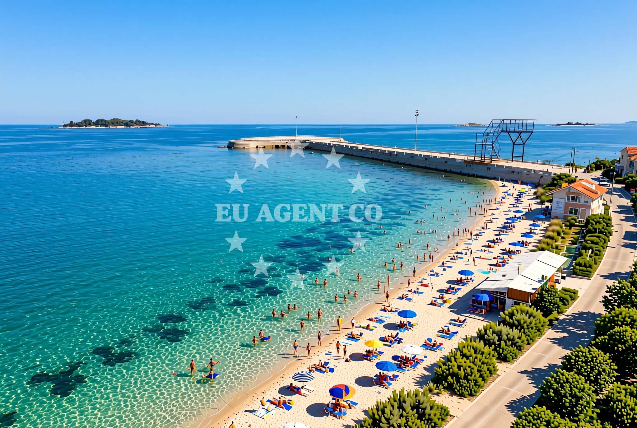 Additional view of Hotel Delfin beach in Zelena Laguna b.b 2, Poreč