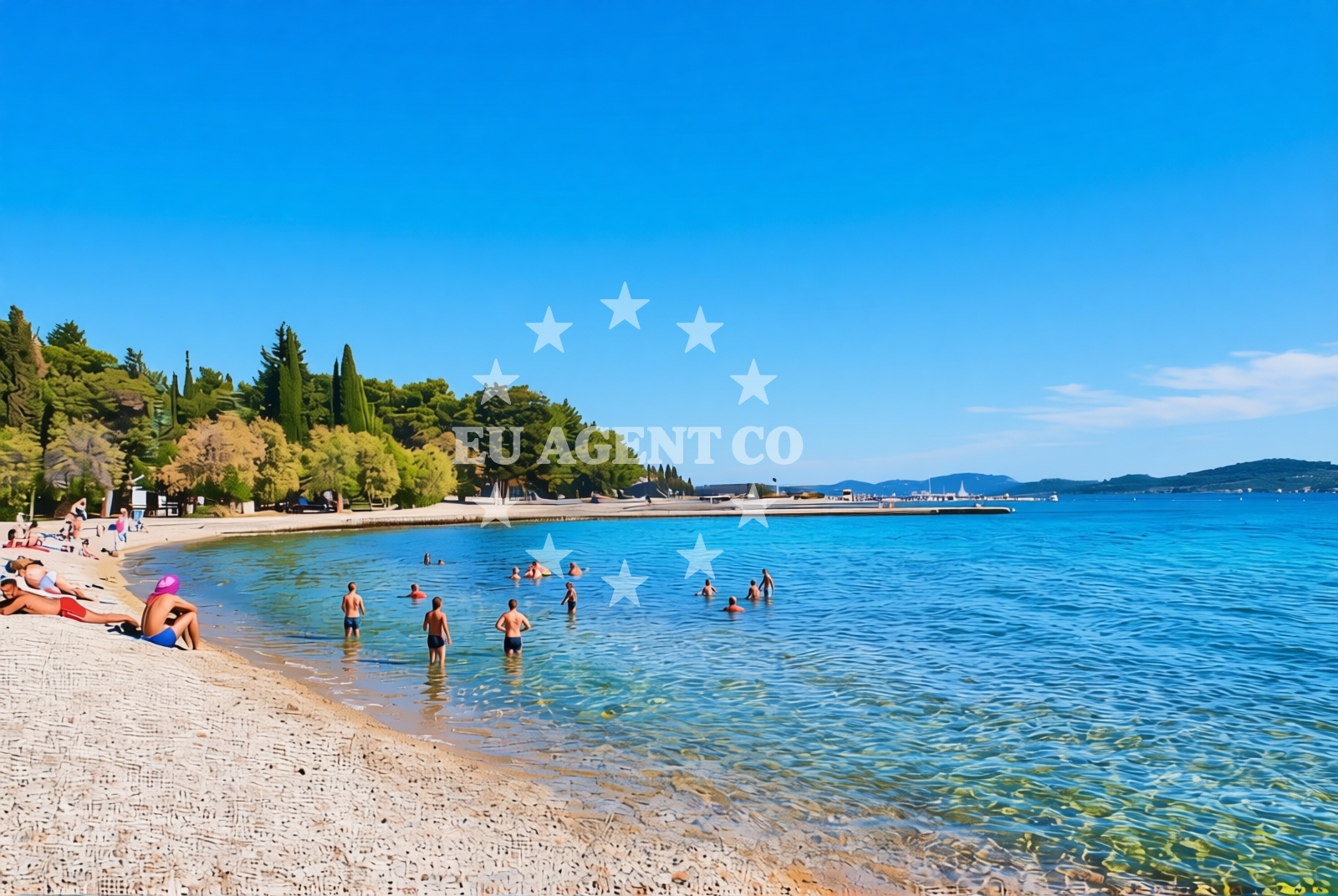 Overview of Hotel Imperial, Vodice Beach in Hotel Imperial