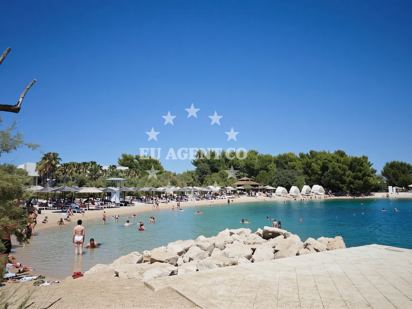 Overview of Hotel Ivan Beach