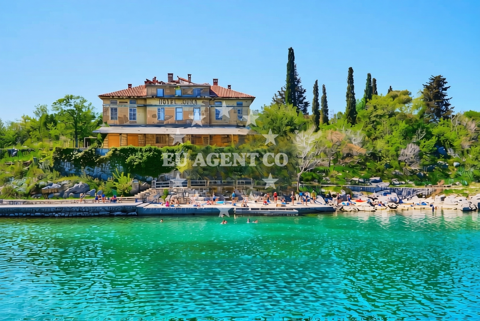 Additional view of Hotel Ucka beach in Zagradi 2, Omišalj