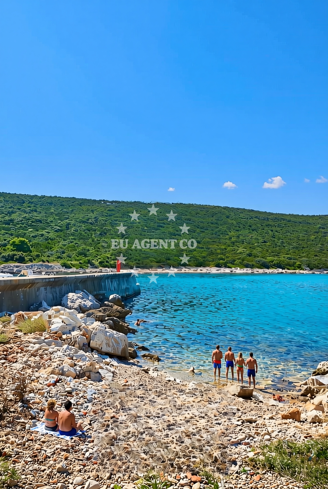 Additional view of Hrvatin, Sestrunj (Sestrunj) Beach in Hrvatin