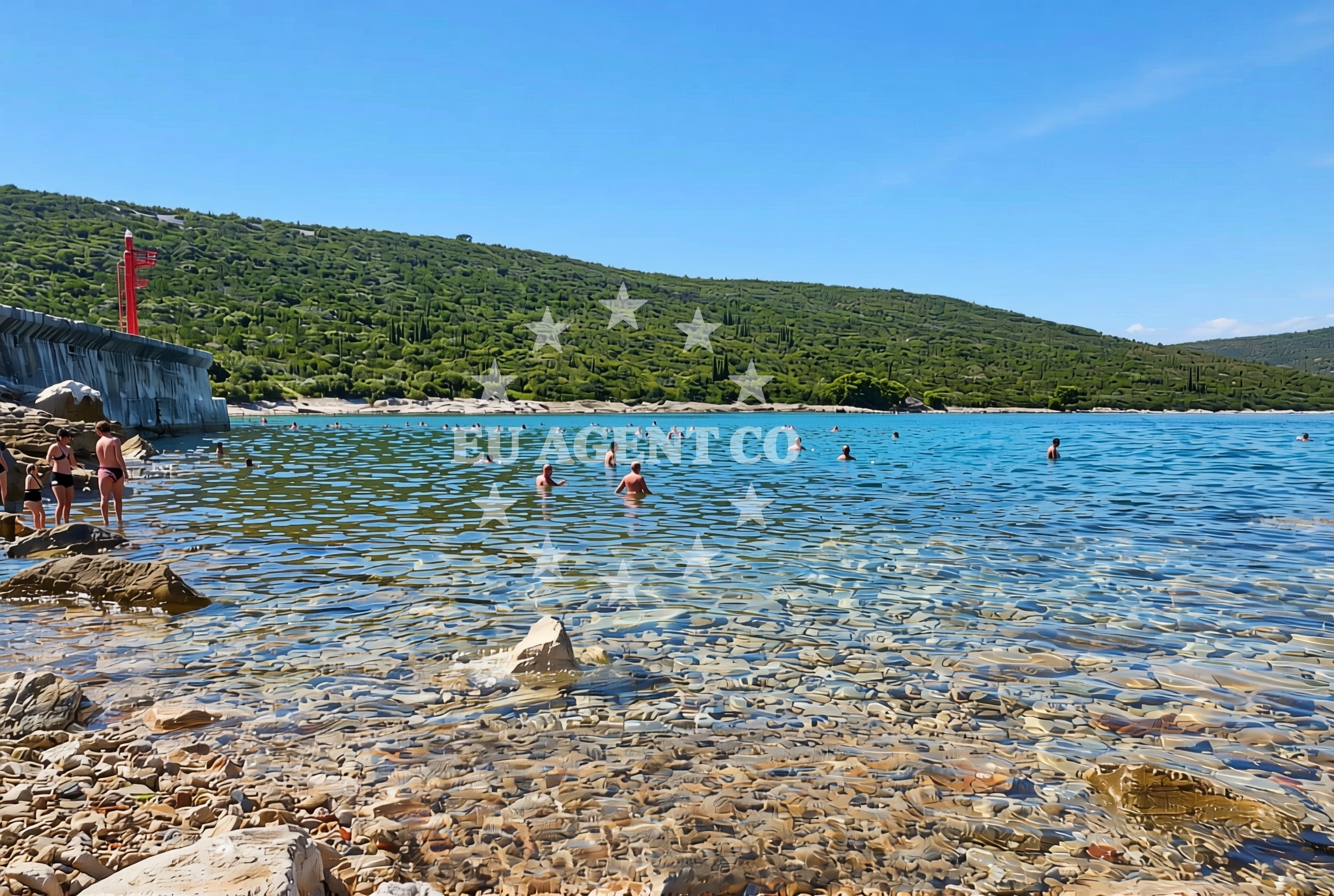 Additional view of Hrvatin, Sestrunj (Sestrunj) Beach in Hrvatin