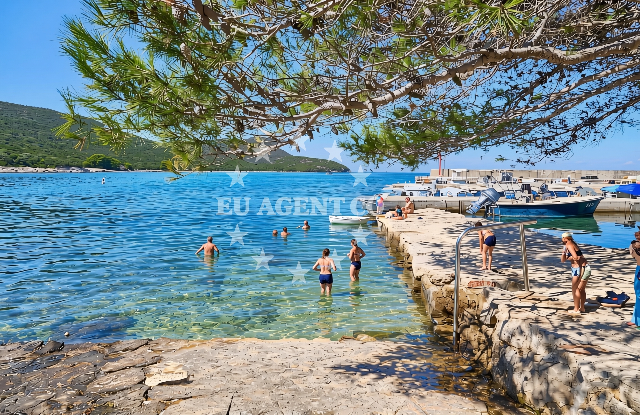 Additional view of Hrvatin, Sestrunj (Sestrunj) Beach in Hrvatin