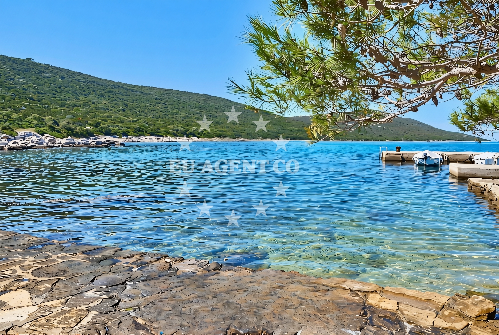 Additional view of Hrvatin, Sestrunj (Sestrunj) Beach in Hrvatin