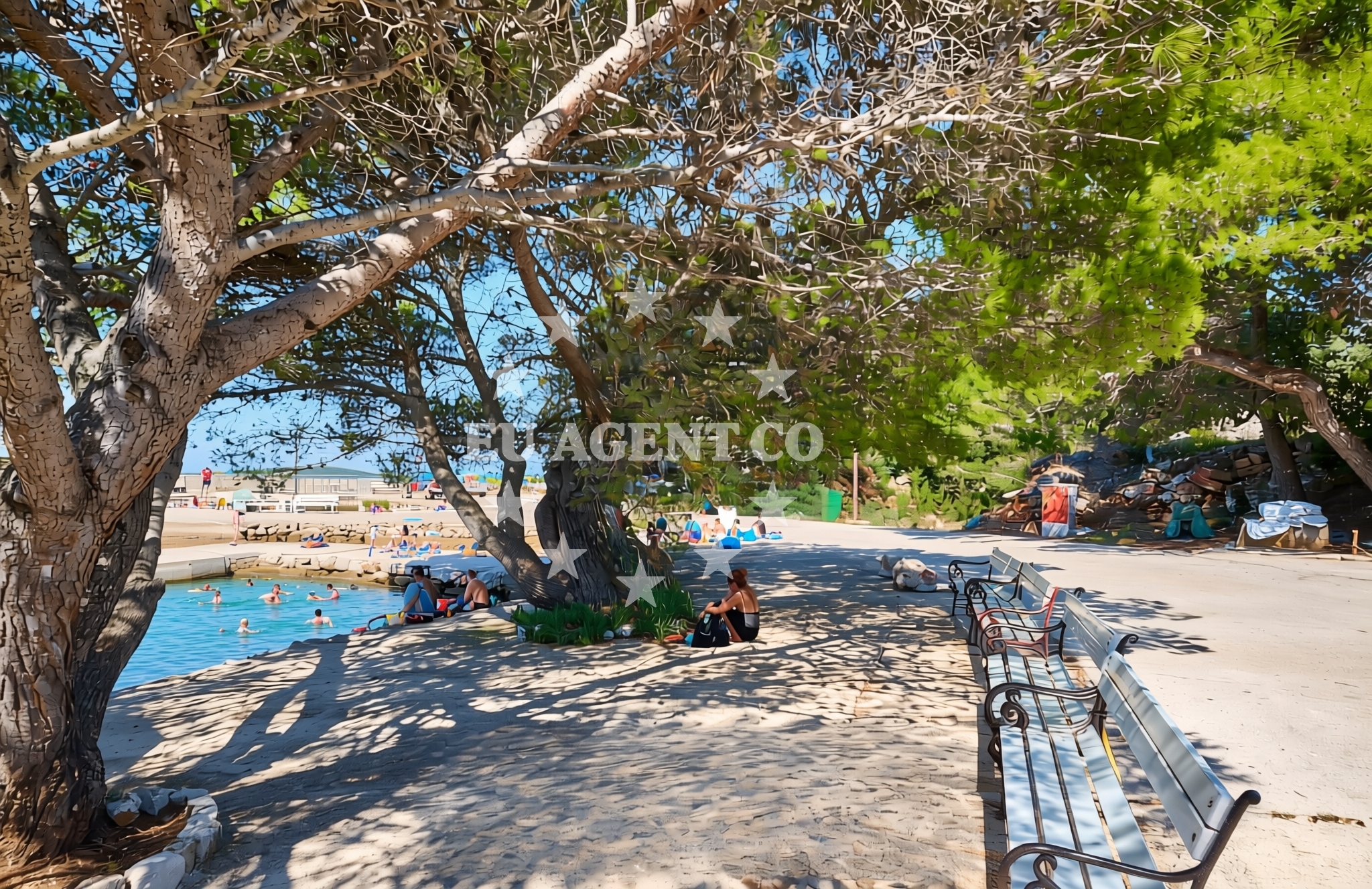 Additional view of Hrvatin, Sestrunj (Sestrunj) Beach in Hrvatin