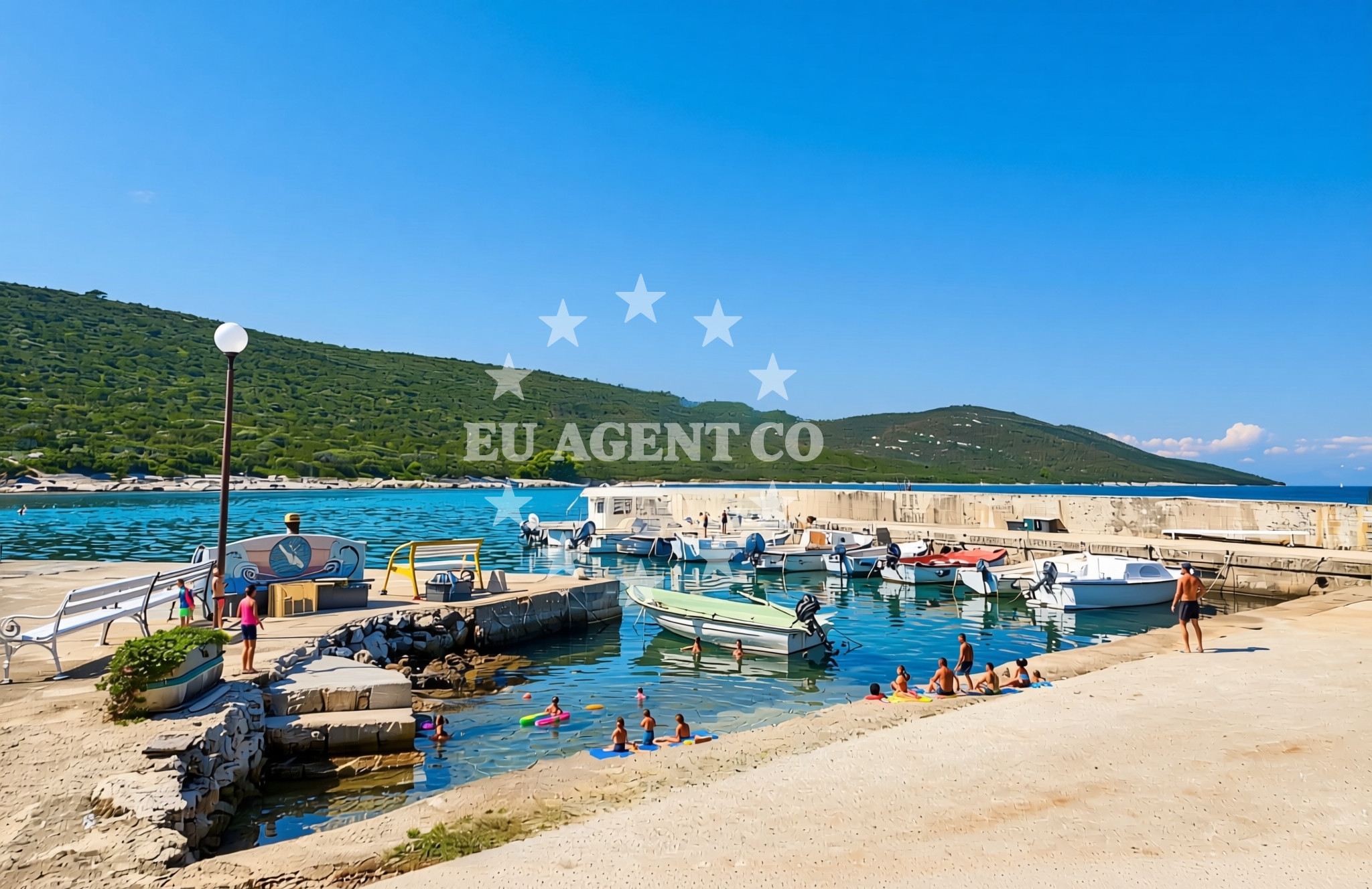 Additional view of Hrvatin, Sestrunj (Sestrunj) Beach in Hrvatin
