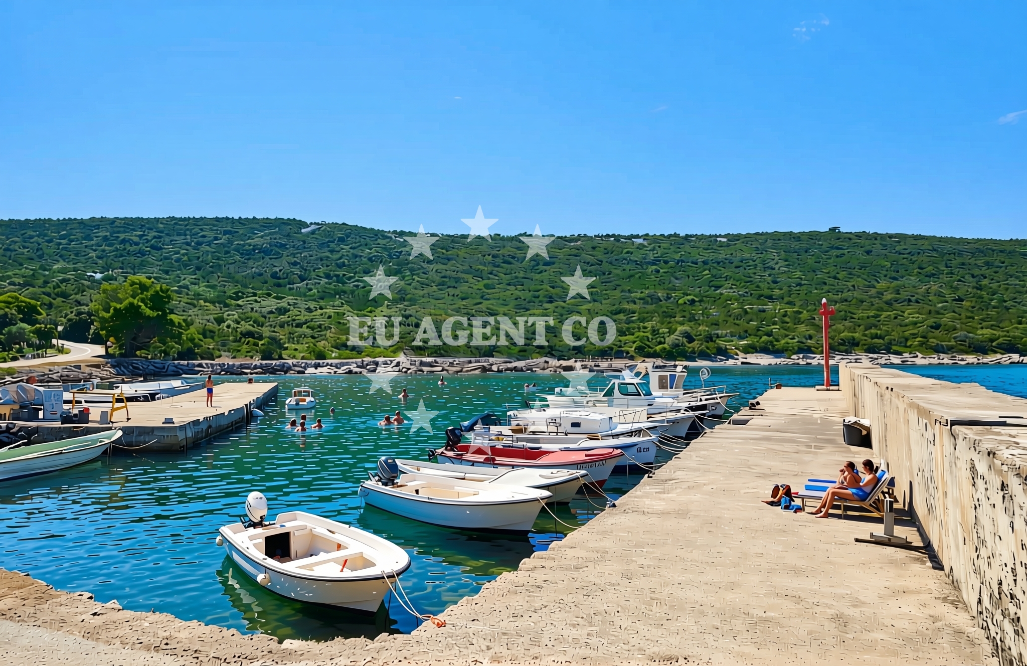Additional view of Hrvatin, Sestrunj (Sestrunj) Beach in Hrvatin