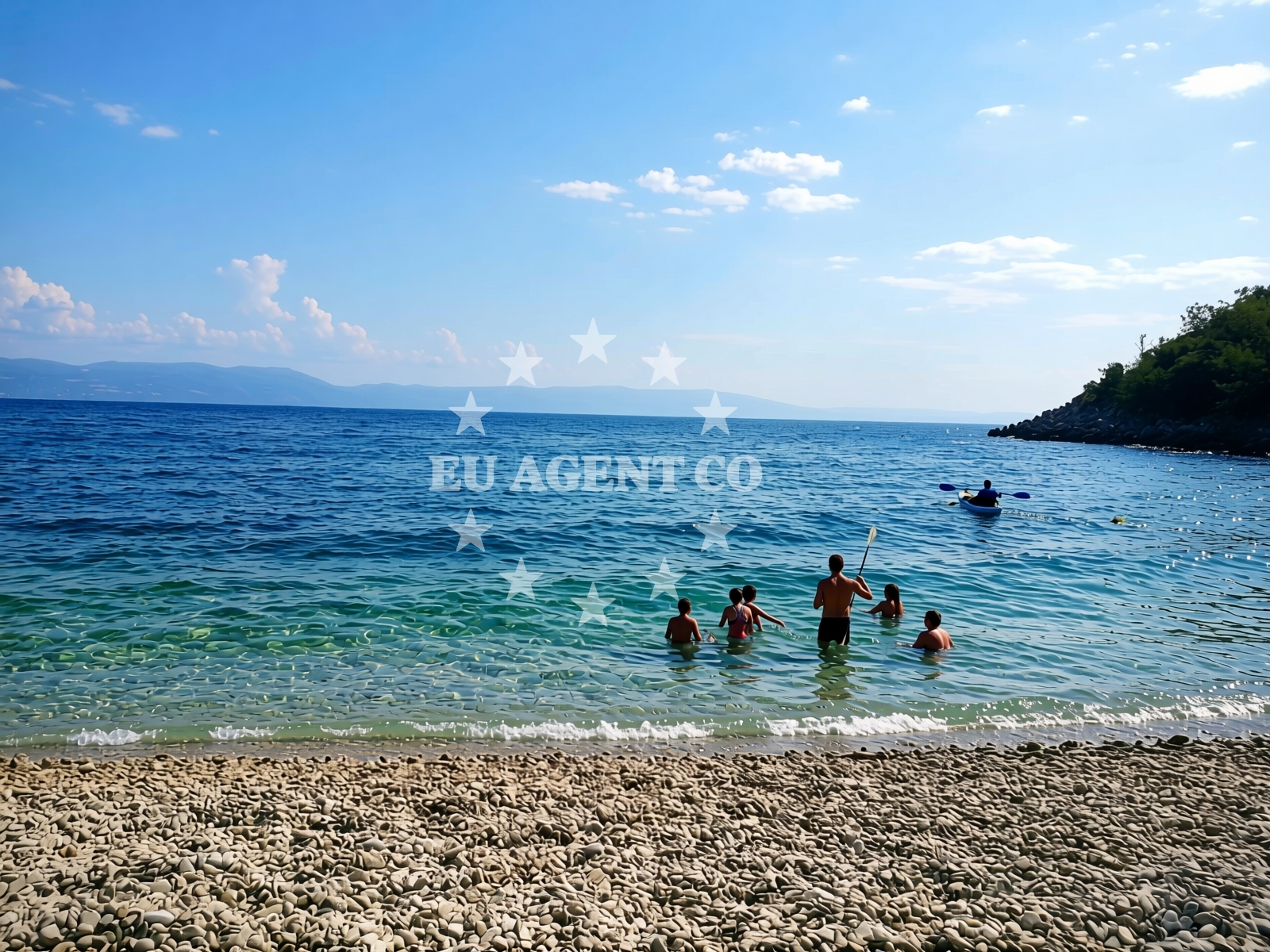 Additional view of Huboka beach in Marina 39 Sveta Marina, Rabac
