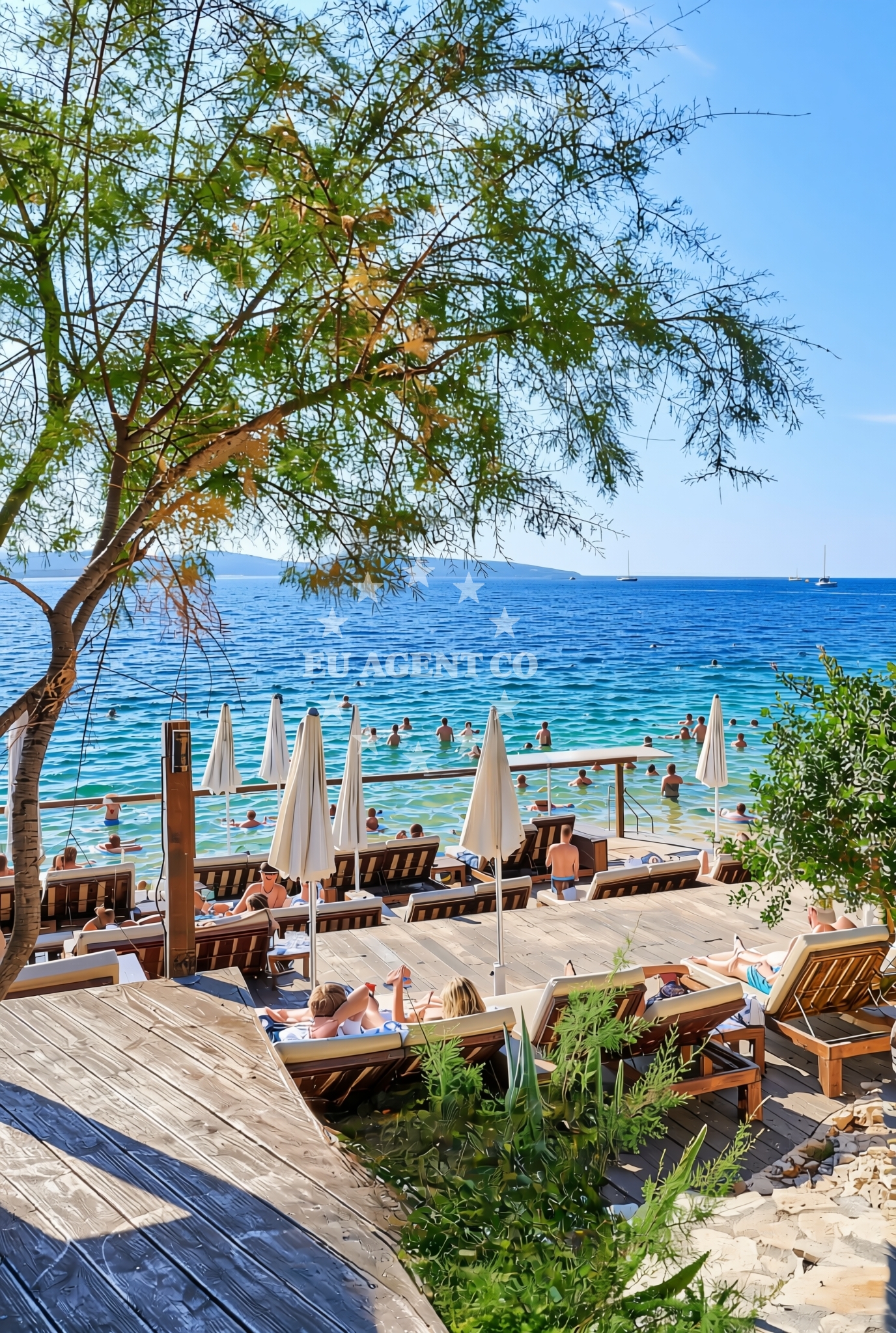 Additional view of Hula-Hula, Hvar (Hvar) Beach in Hula-Hula