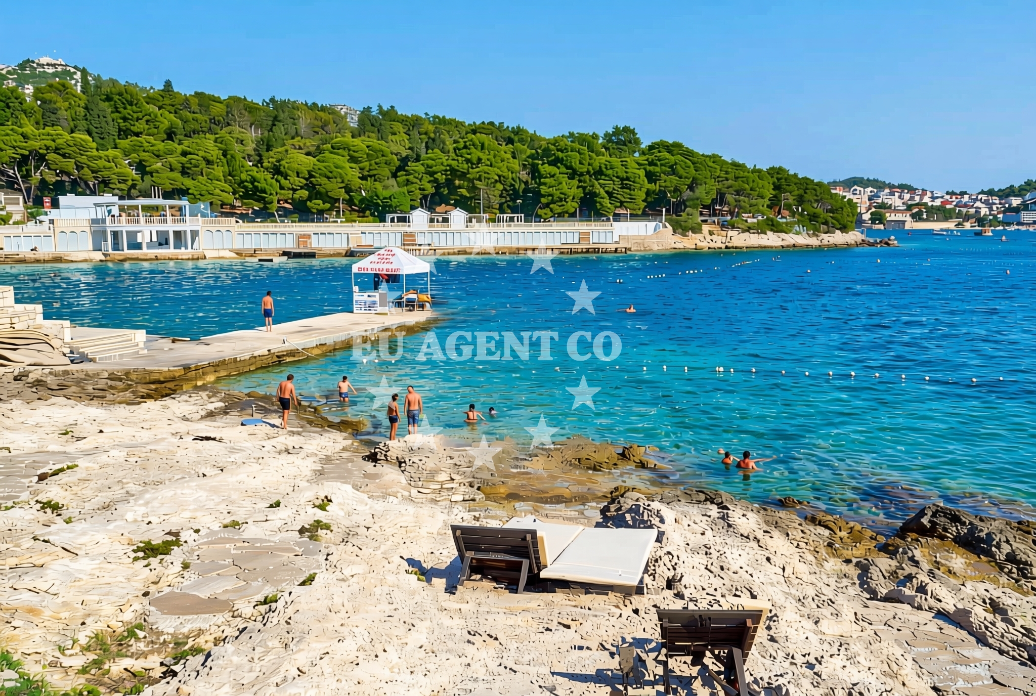 Additional view of Hula-Hula, Hvar (Hvar) Beach in Hula-Hula