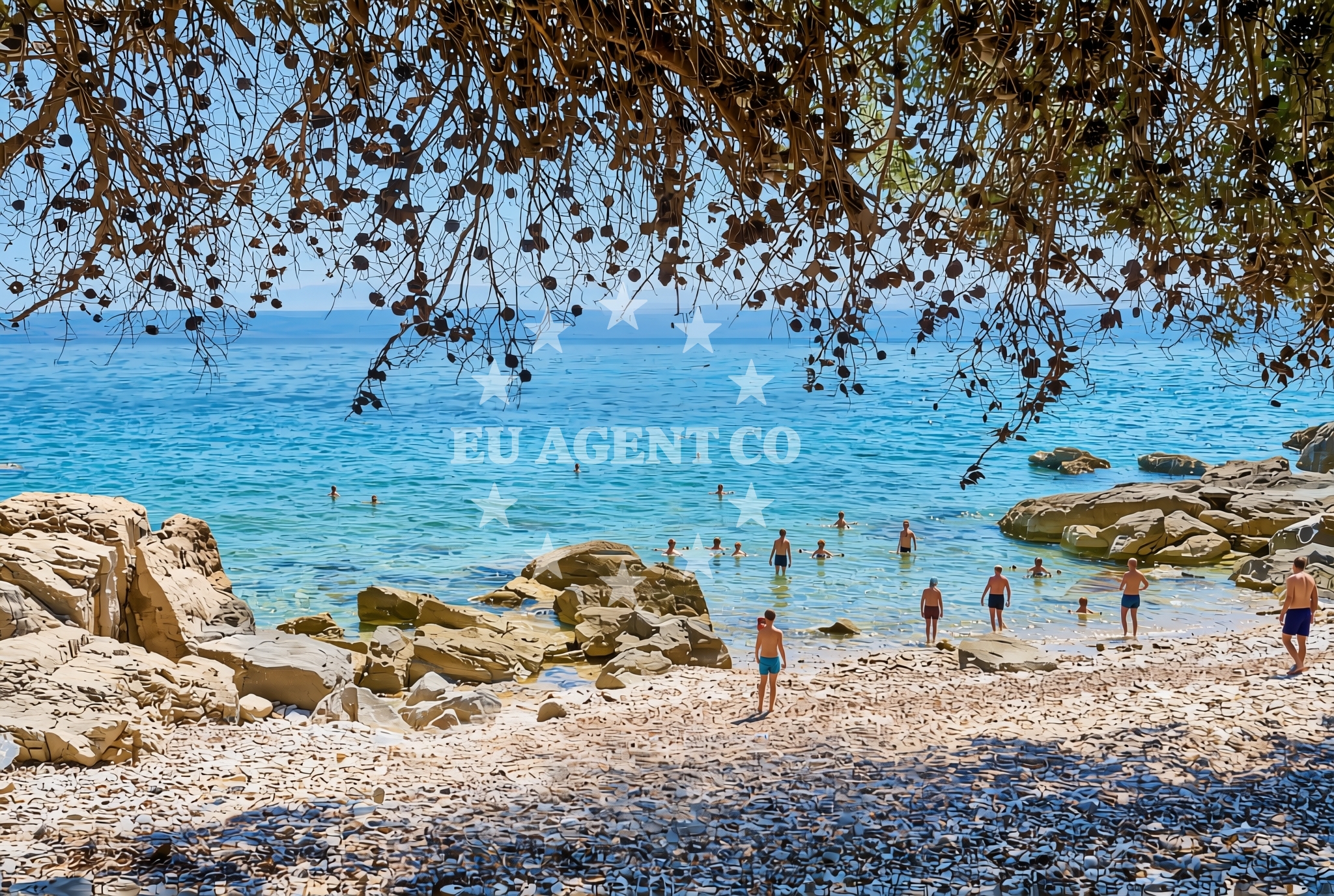 Sea and coastal view of Humac (Hvar): beaches and coves (1) in Humac (Hvar)