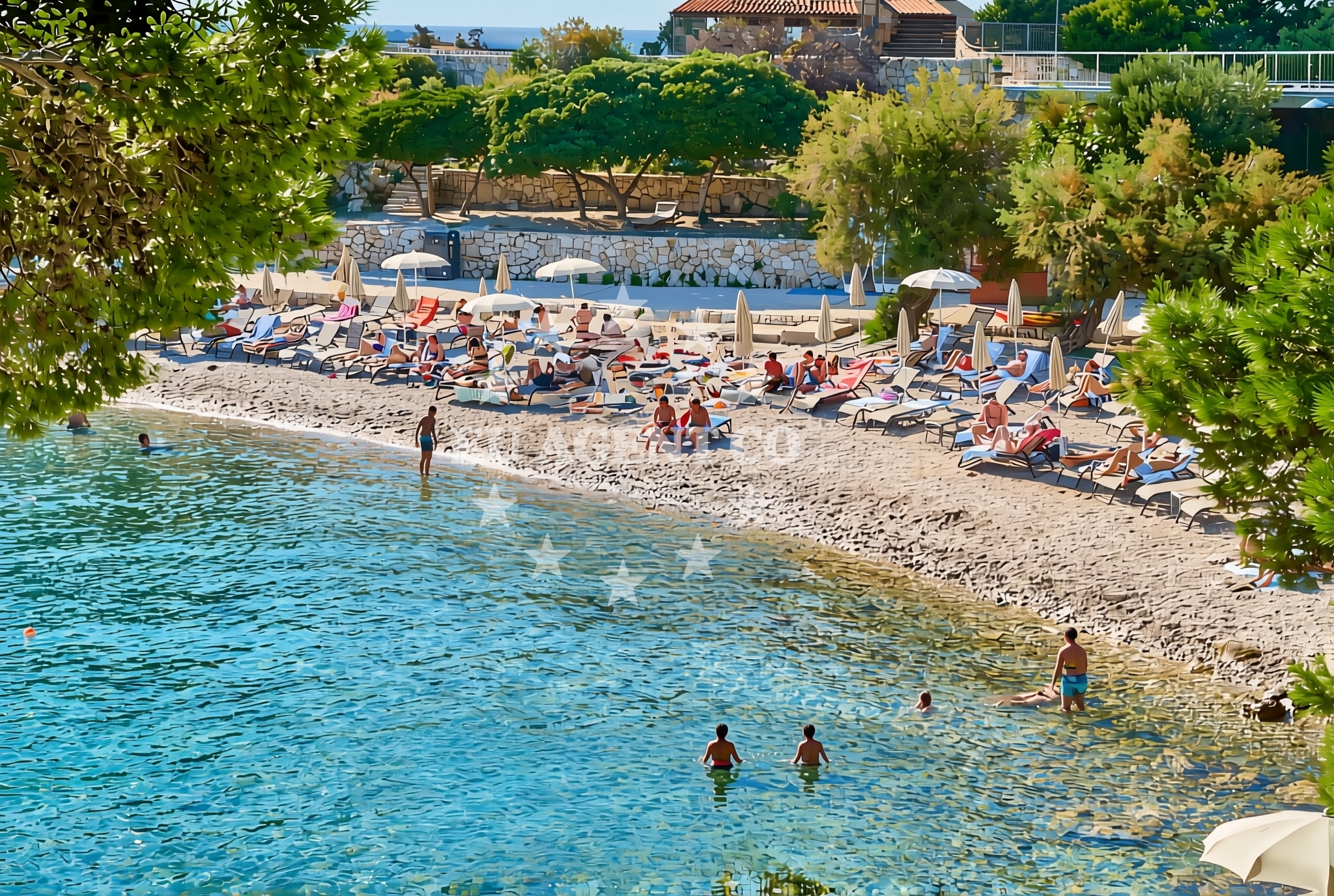 Overview of Hvar (Hvar): beaches and coves (25) in Hvar (Hvar)
