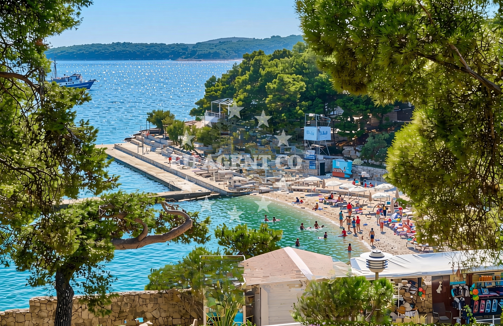Shoreline and swimming area at Hvar (Hvar): beaches and coves (25) in Hvar (Hvar)