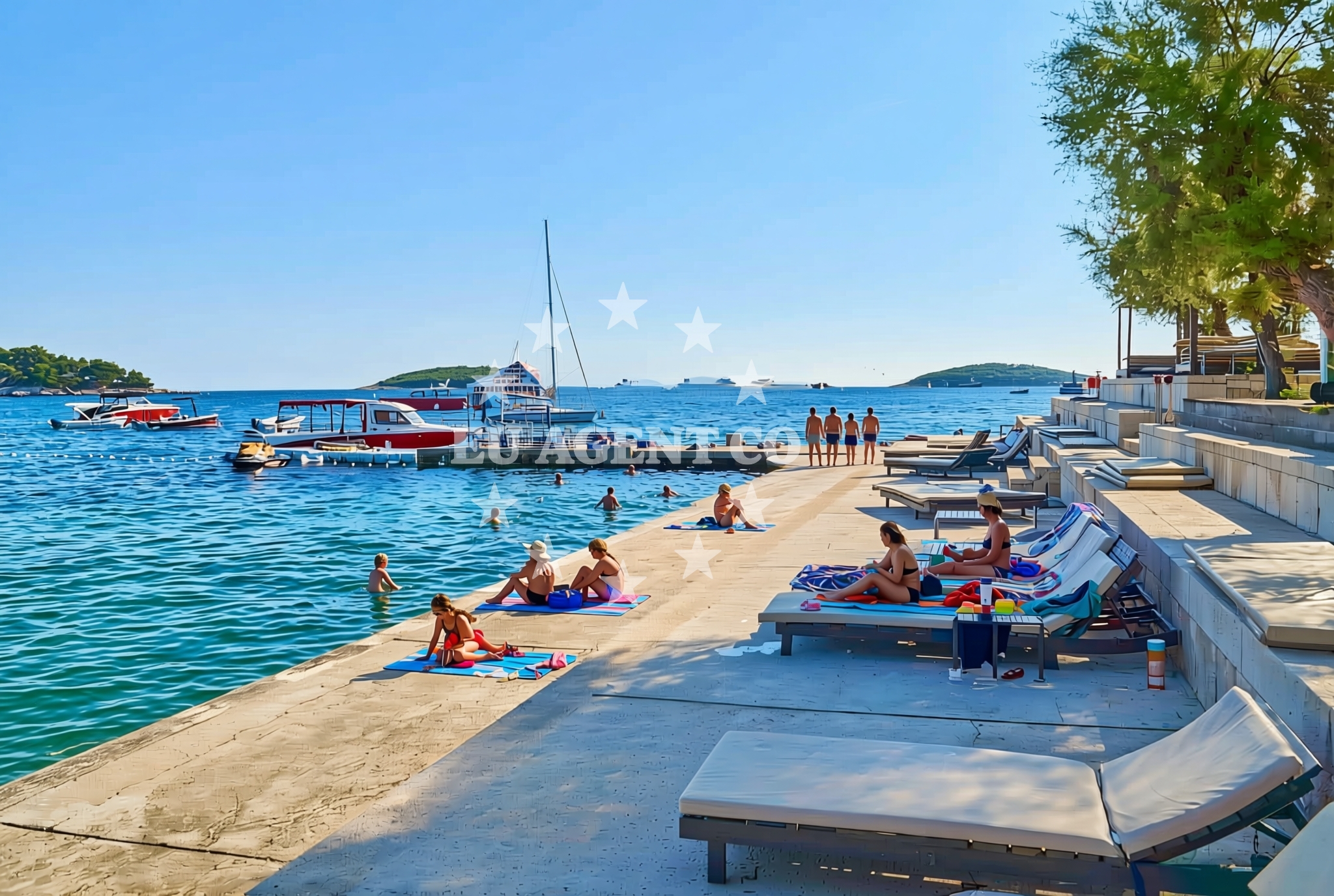 Sea and coastal view of Hvar (Hvar): beaches and coves (25) in Hvar (Hvar)