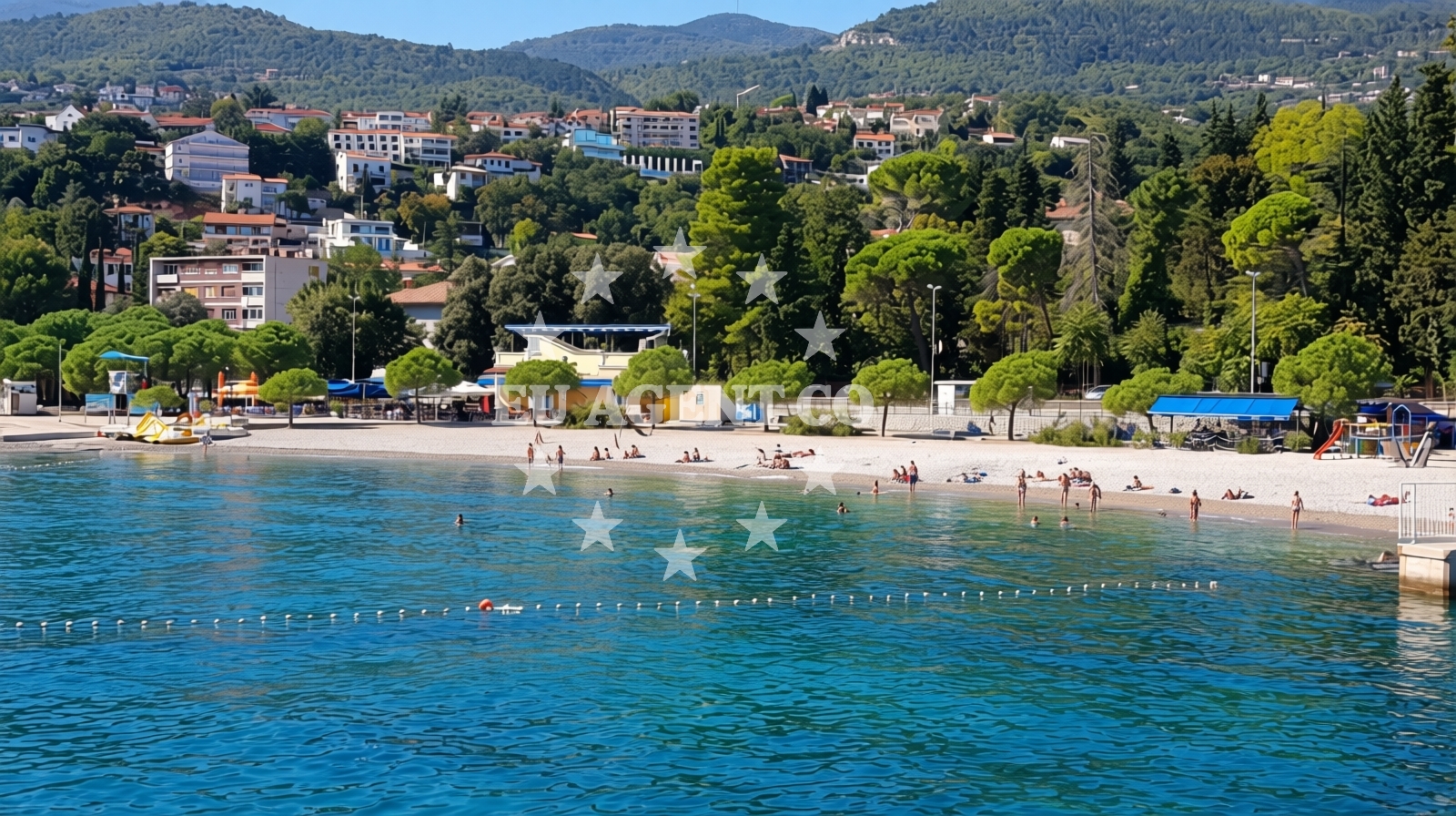 Additional view of Icici beach in 38 Poljanska cesta, Ičići