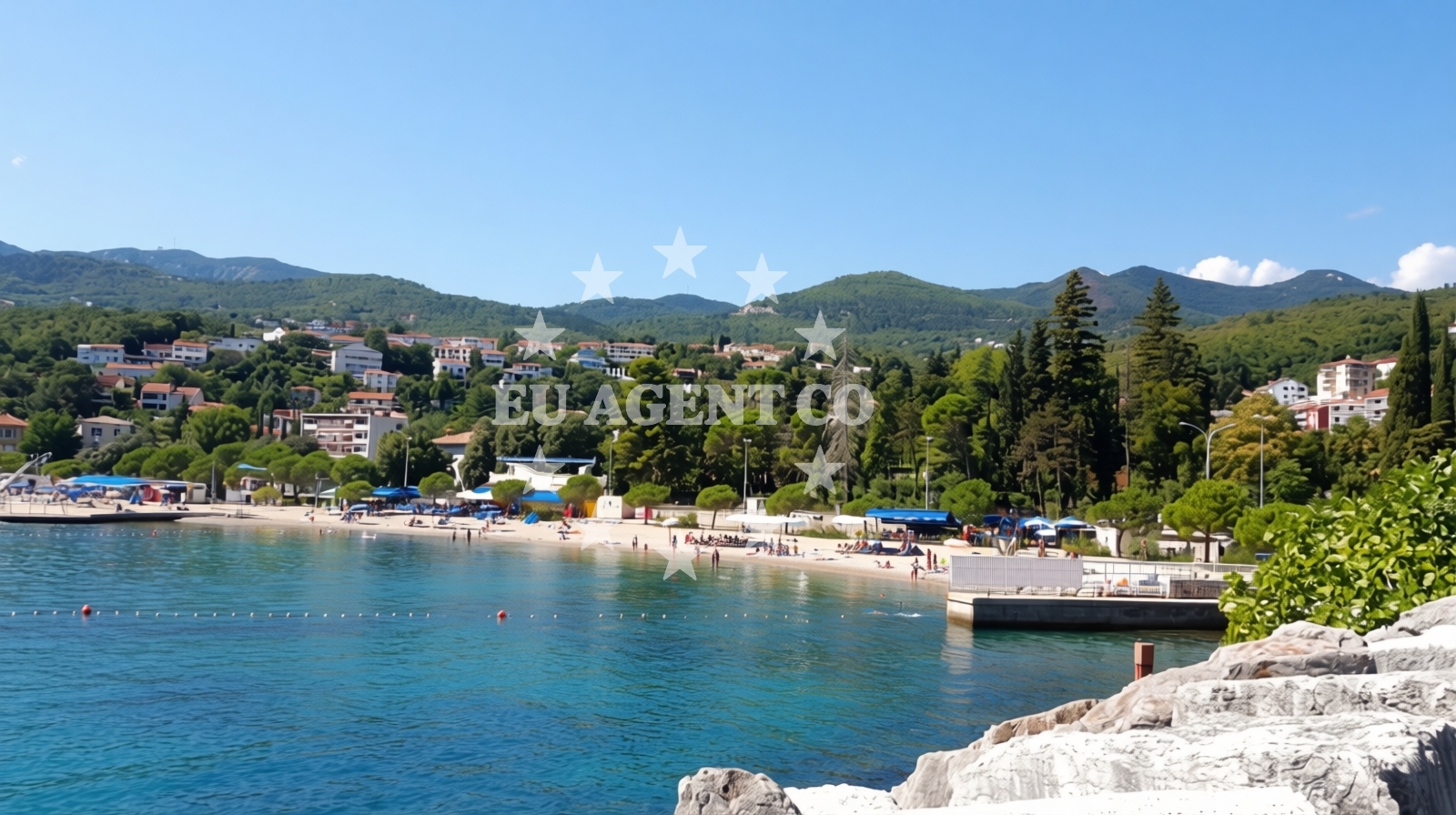 Additional view of Icici beach in 38 Poljanska cesta, Ičići