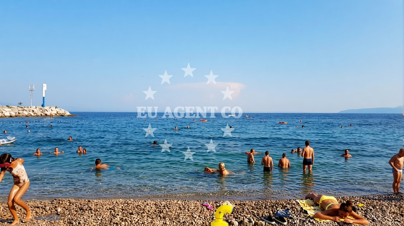 Additional view of Icici beach in 38 Poljanska cesta, Ičići
