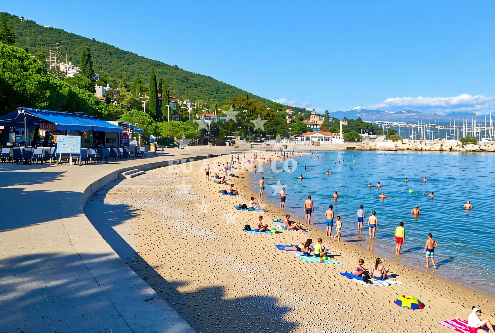 Additional view of Icici beach in 38 Poljanska cesta, Ičići