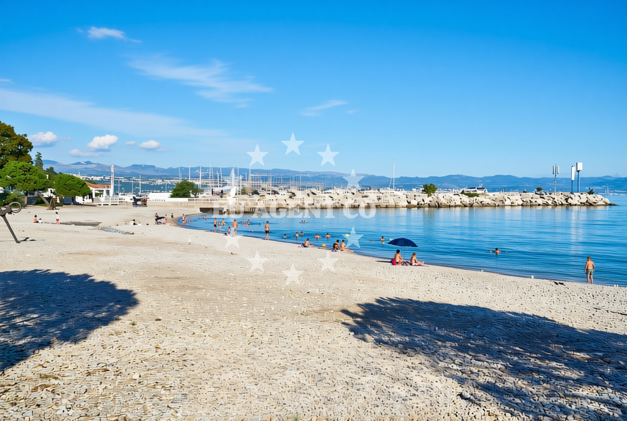 Additional view of Icici beach in 38 Poljanska cesta, Ičići