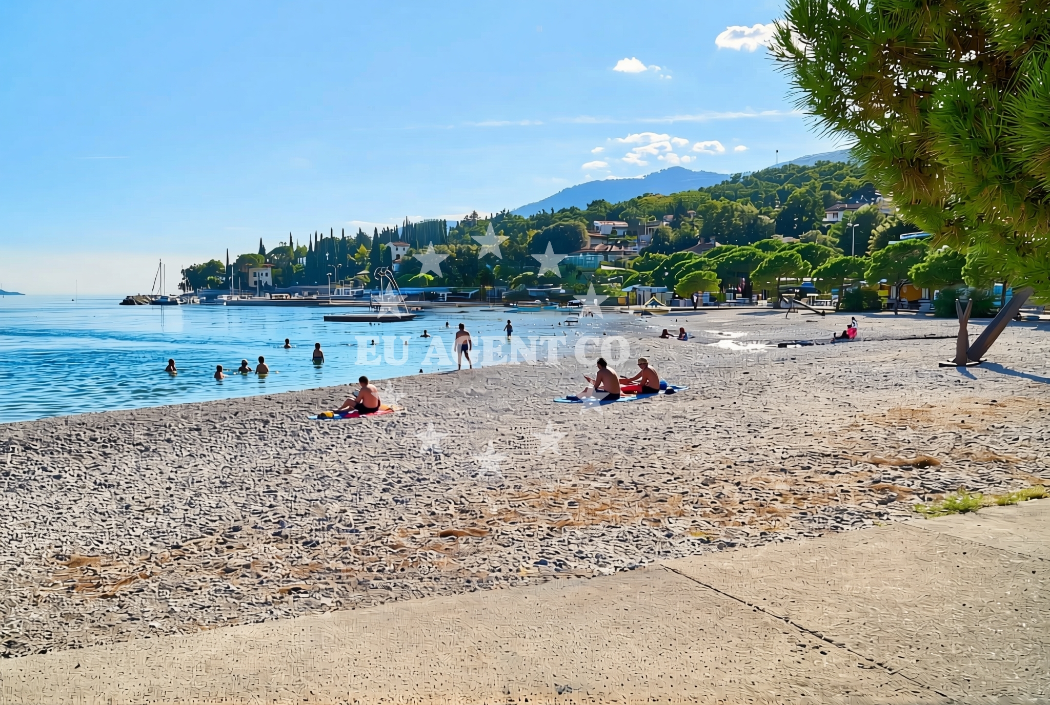 Additional view of Icici beach in 38 Poljanska cesta, Ičići