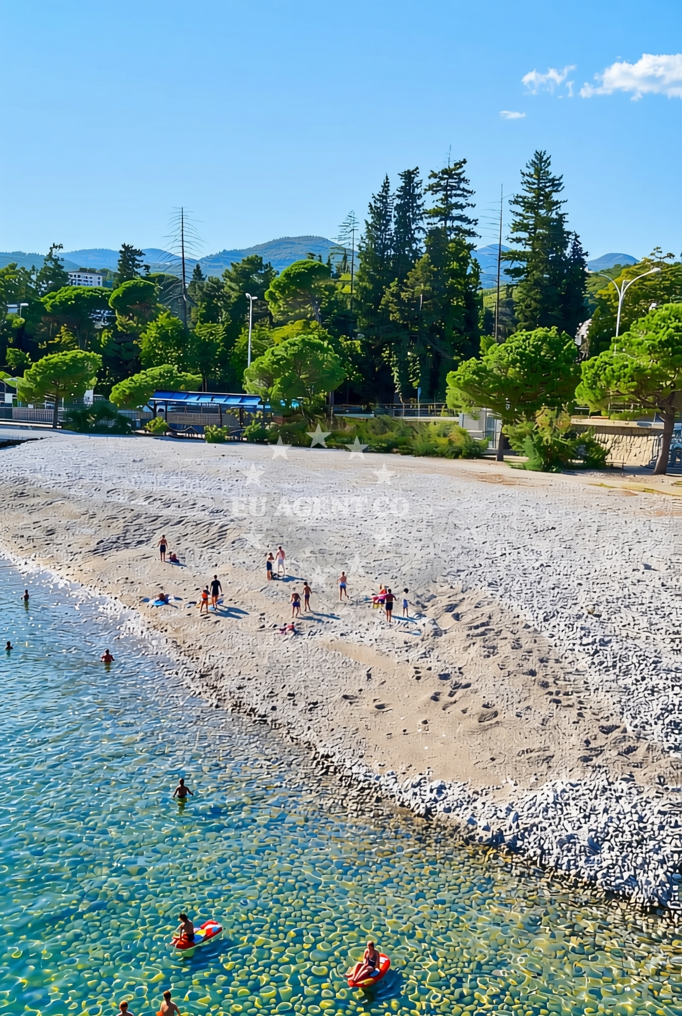 Additional view of Icici beach in 38 Poljanska cesta, Ičići