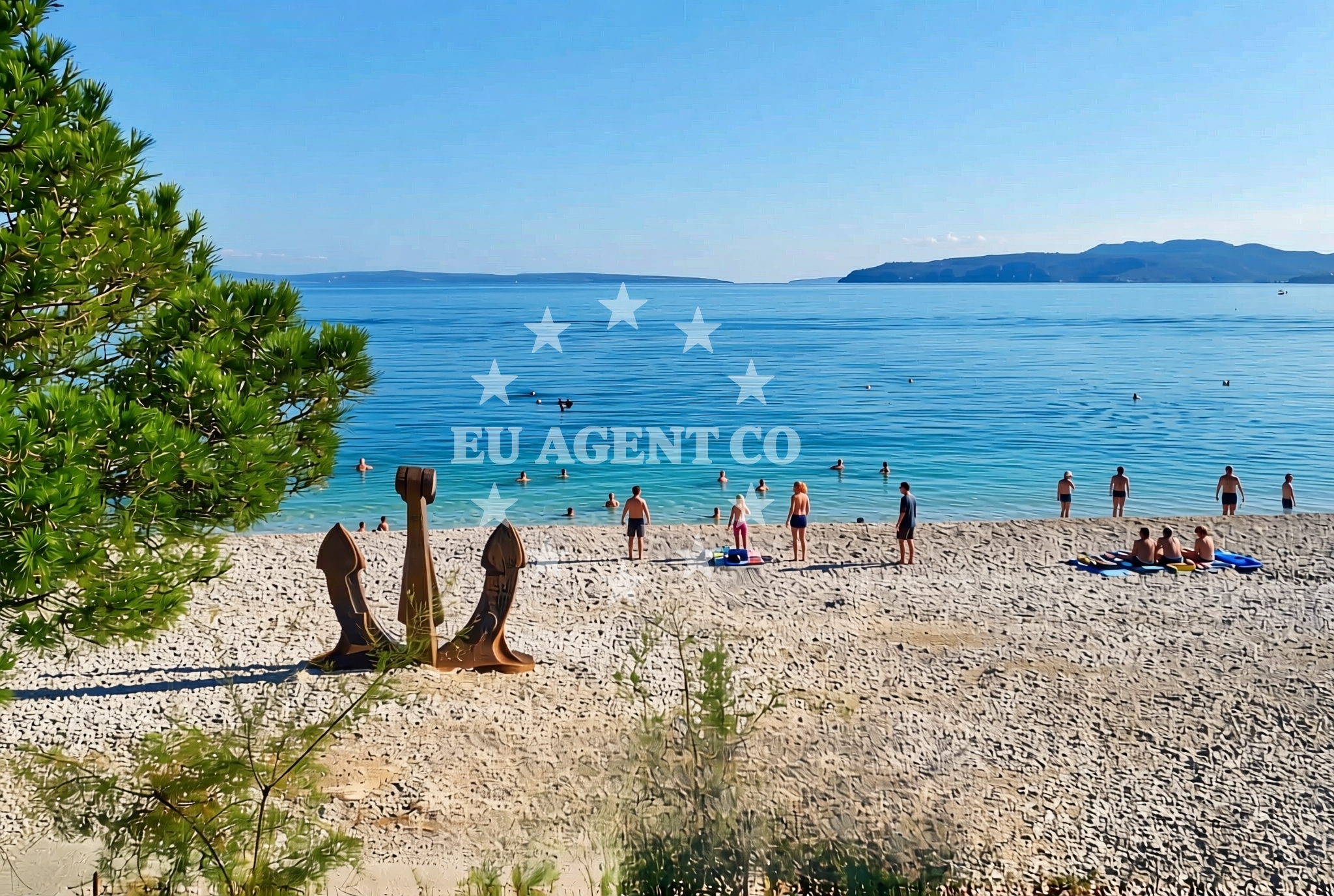 Additional view of Icici beach in 38 Poljanska cesta, Ičići