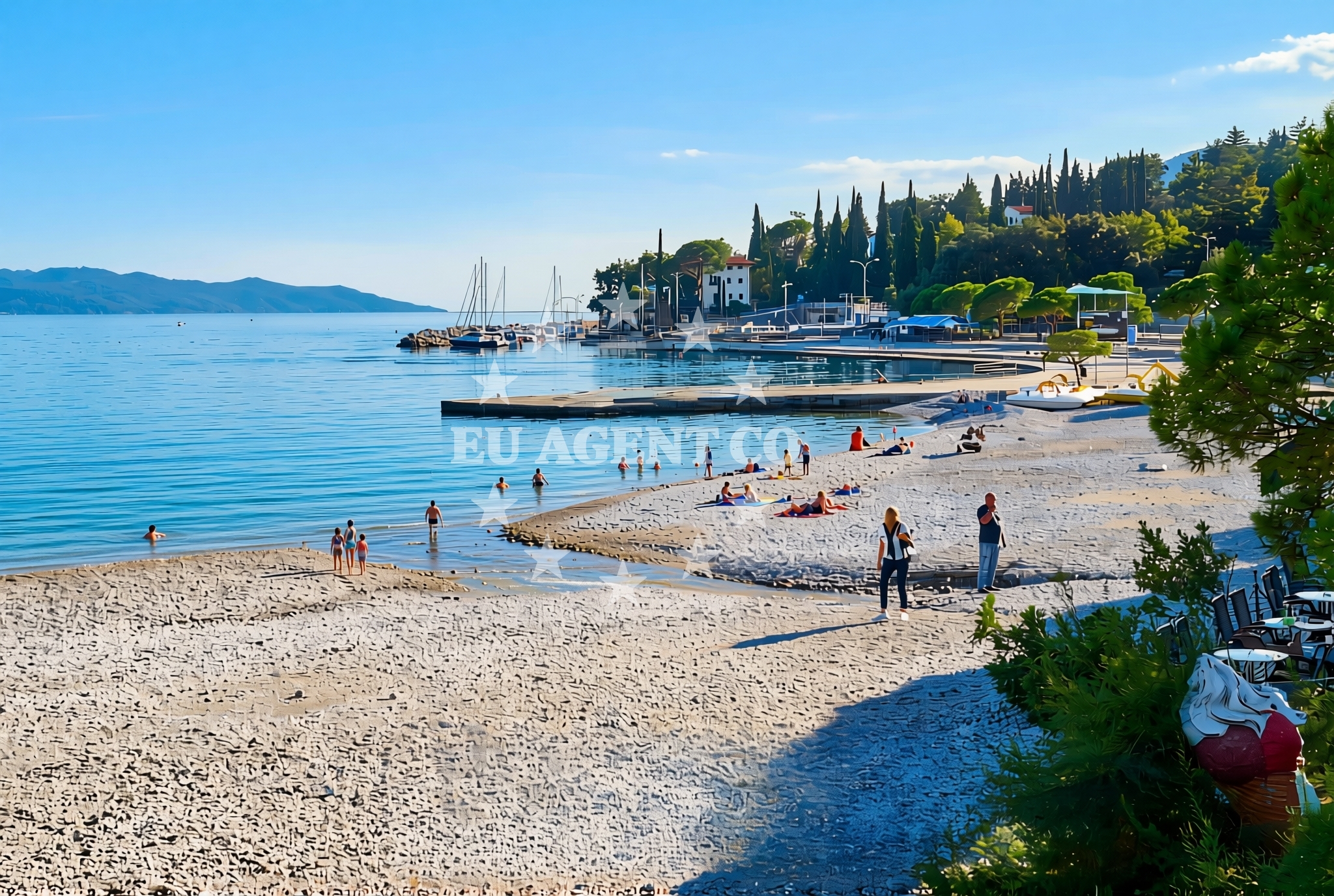Additional view of Icici beach in 38 Poljanska cesta, Ičići