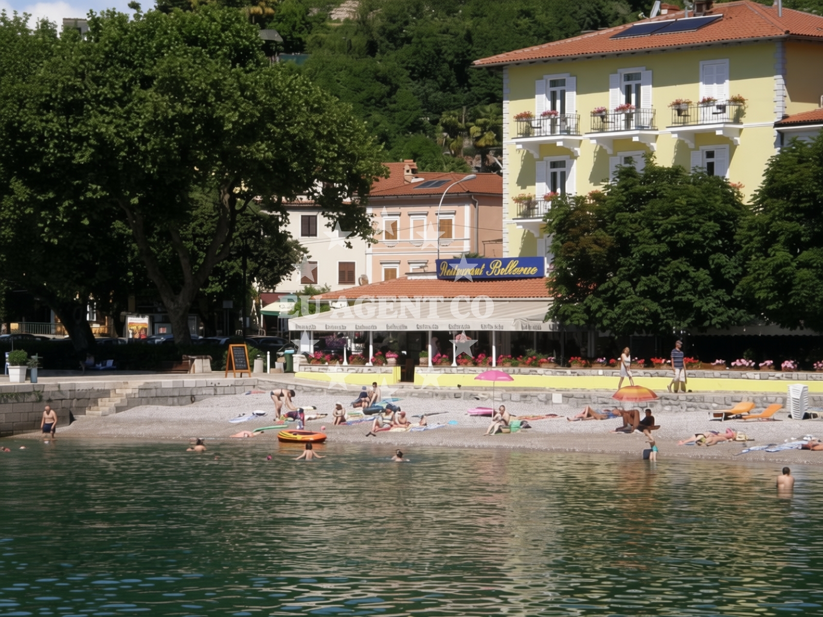Shoreline and swimming area at Ika beach in Primorska ulica 30, Ika