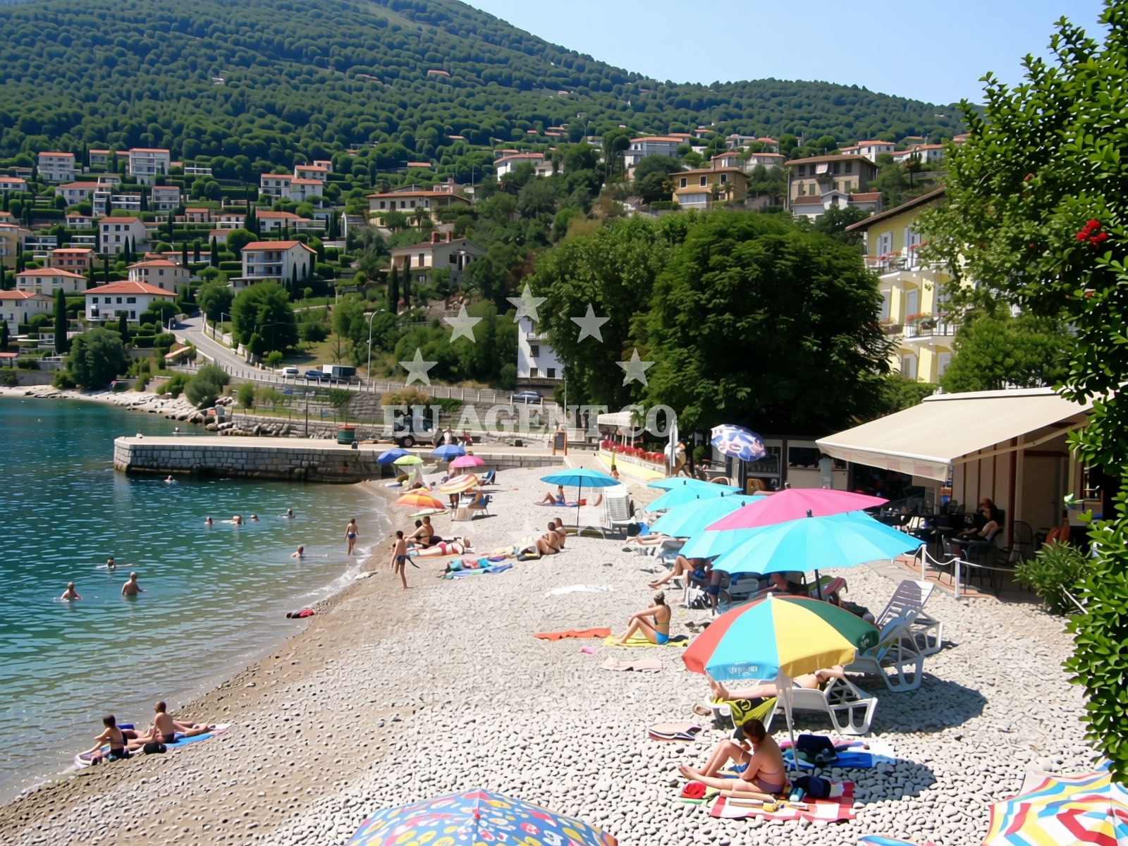 Beach facilities and surroundings at Ika beach in Primorska ulica 30, Ika