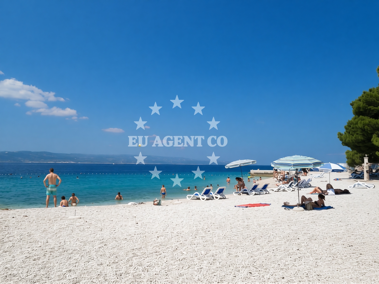 Additional view of Ikovac beach in Rogač 47, Baška Voda
