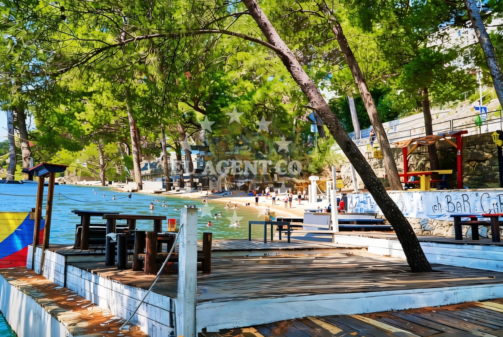 Additional view of Ikovac beach in Rogač 47, Baška Voda
