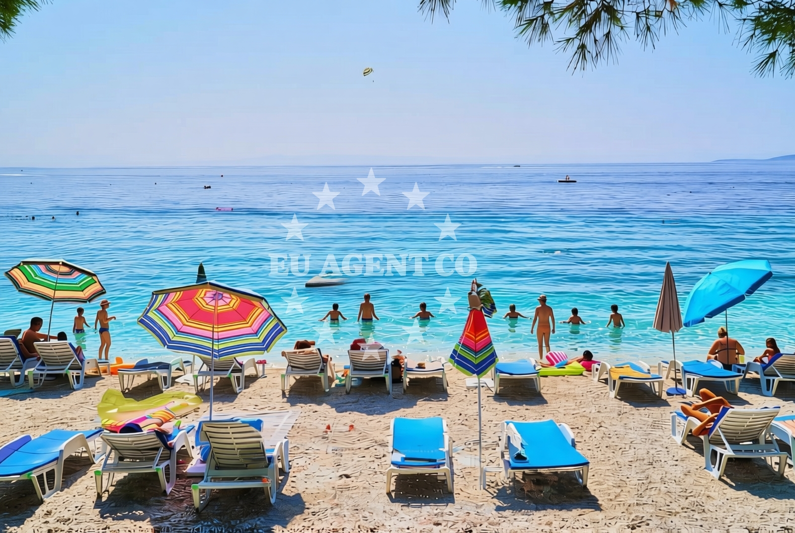 Additional view of Ikovac beach in Rogač 47, Baška Voda