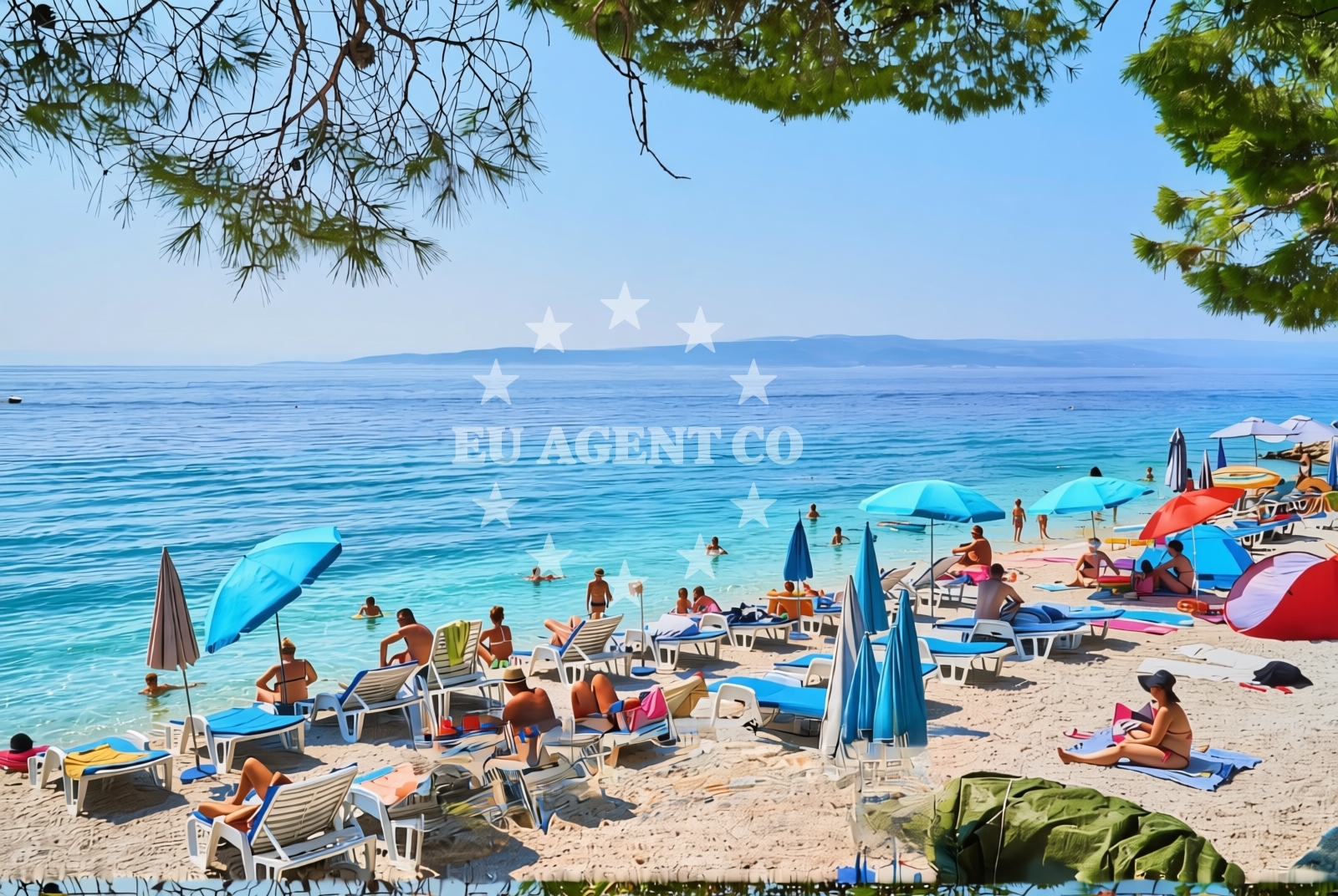 Additional view of Ikovac beach in Rogač 47, Baška Voda