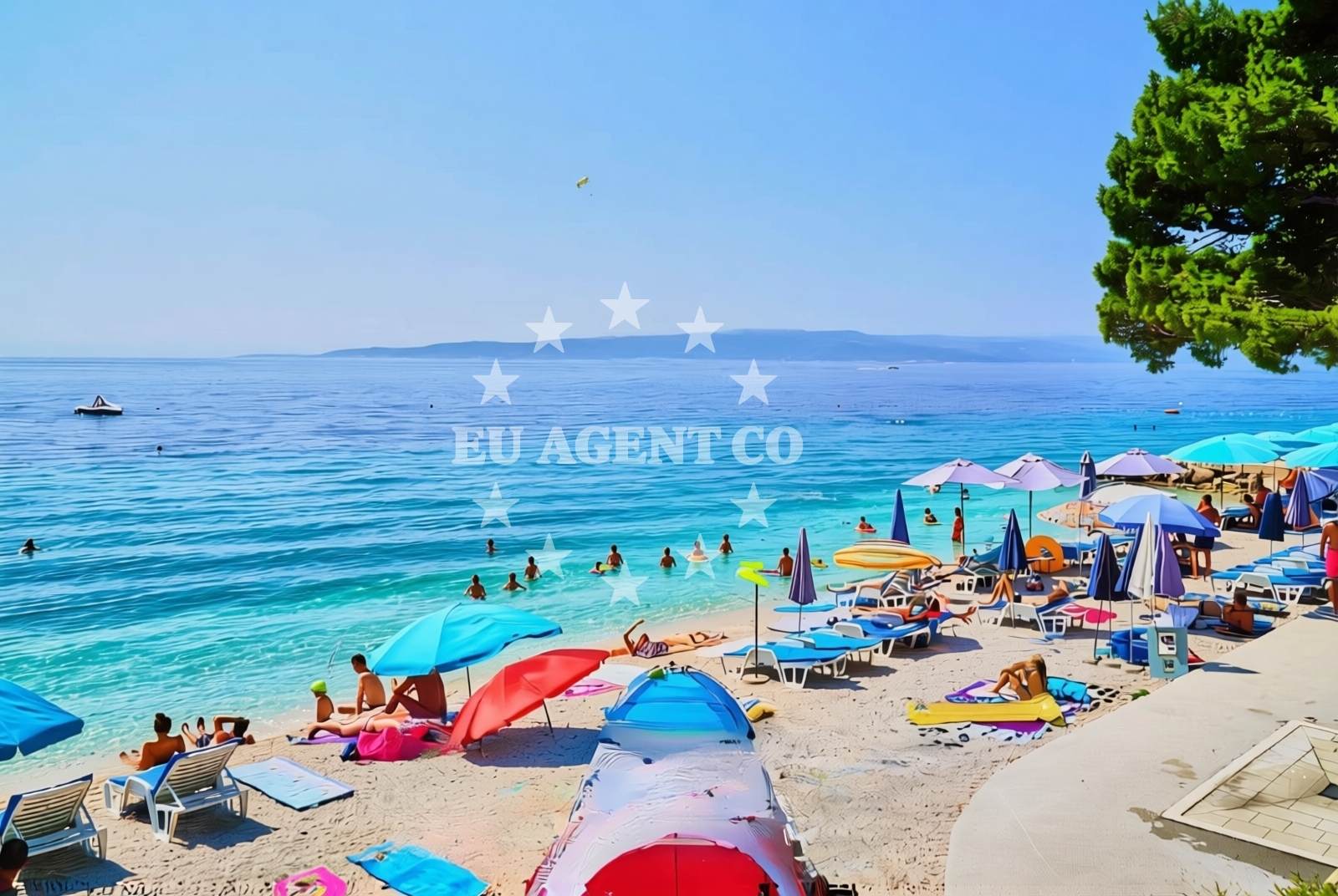 Additional view of Ikovac beach in Rogač 47, Baška Voda