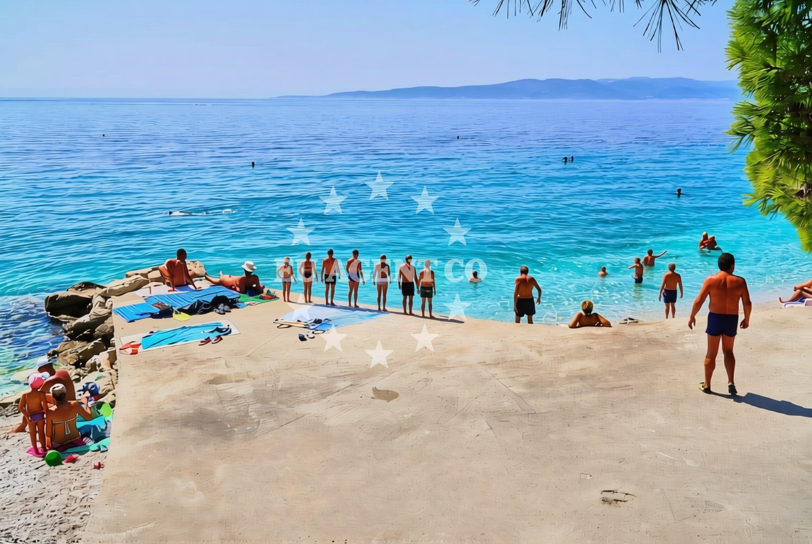 Additional view of Ikovac beach in Rogač 47, Baška Voda