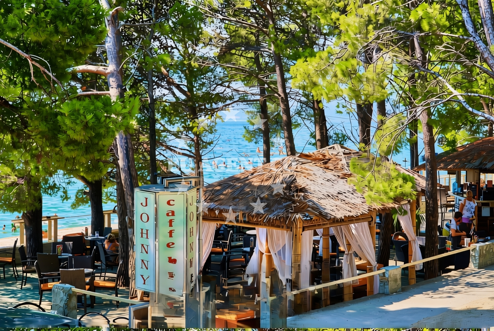 Additional view of Ikovac beach in Rogač 47, Baška Voda