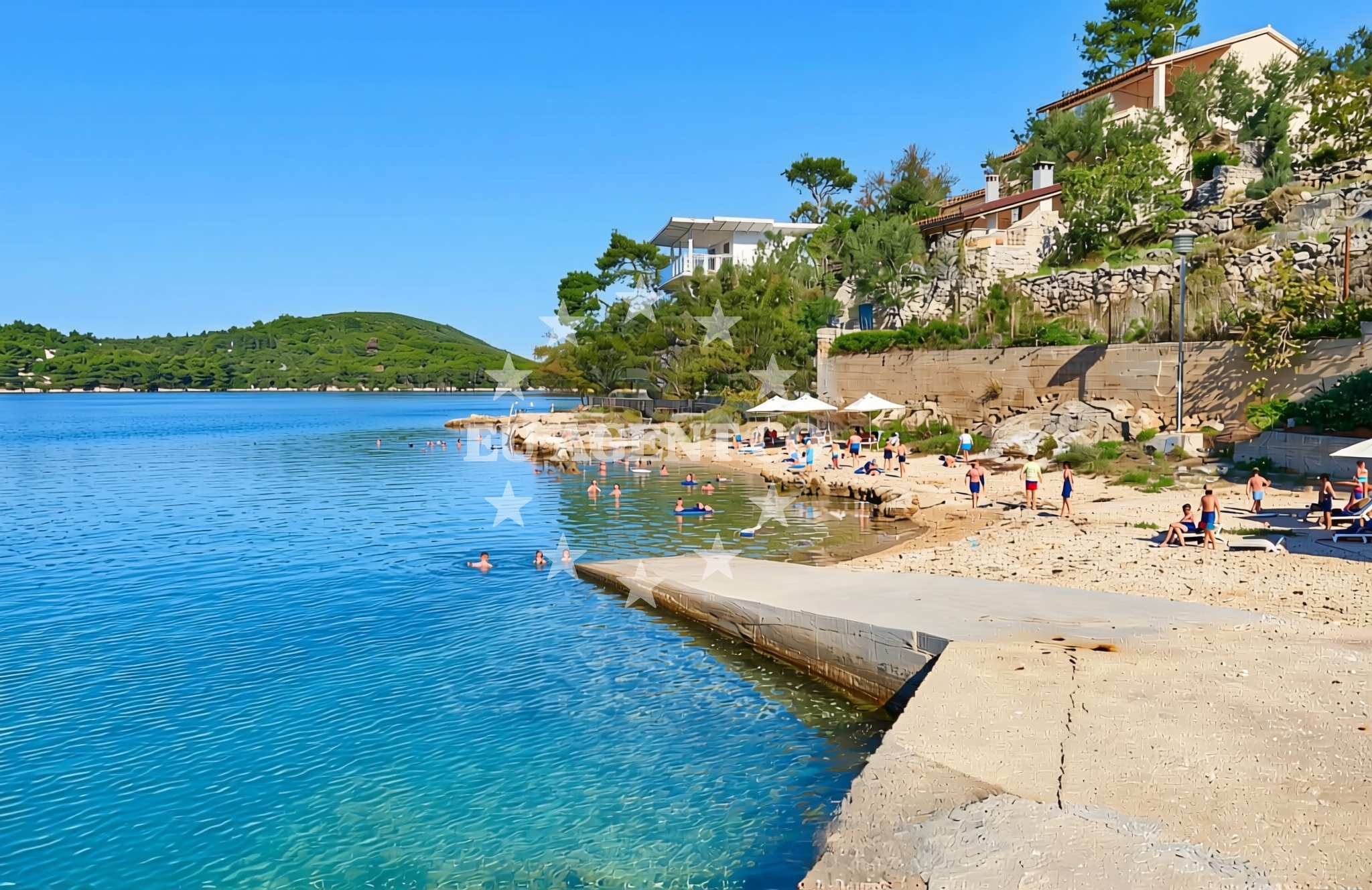 Overview of Ilo, Savar (Dugi otok) Beach in Ilo
