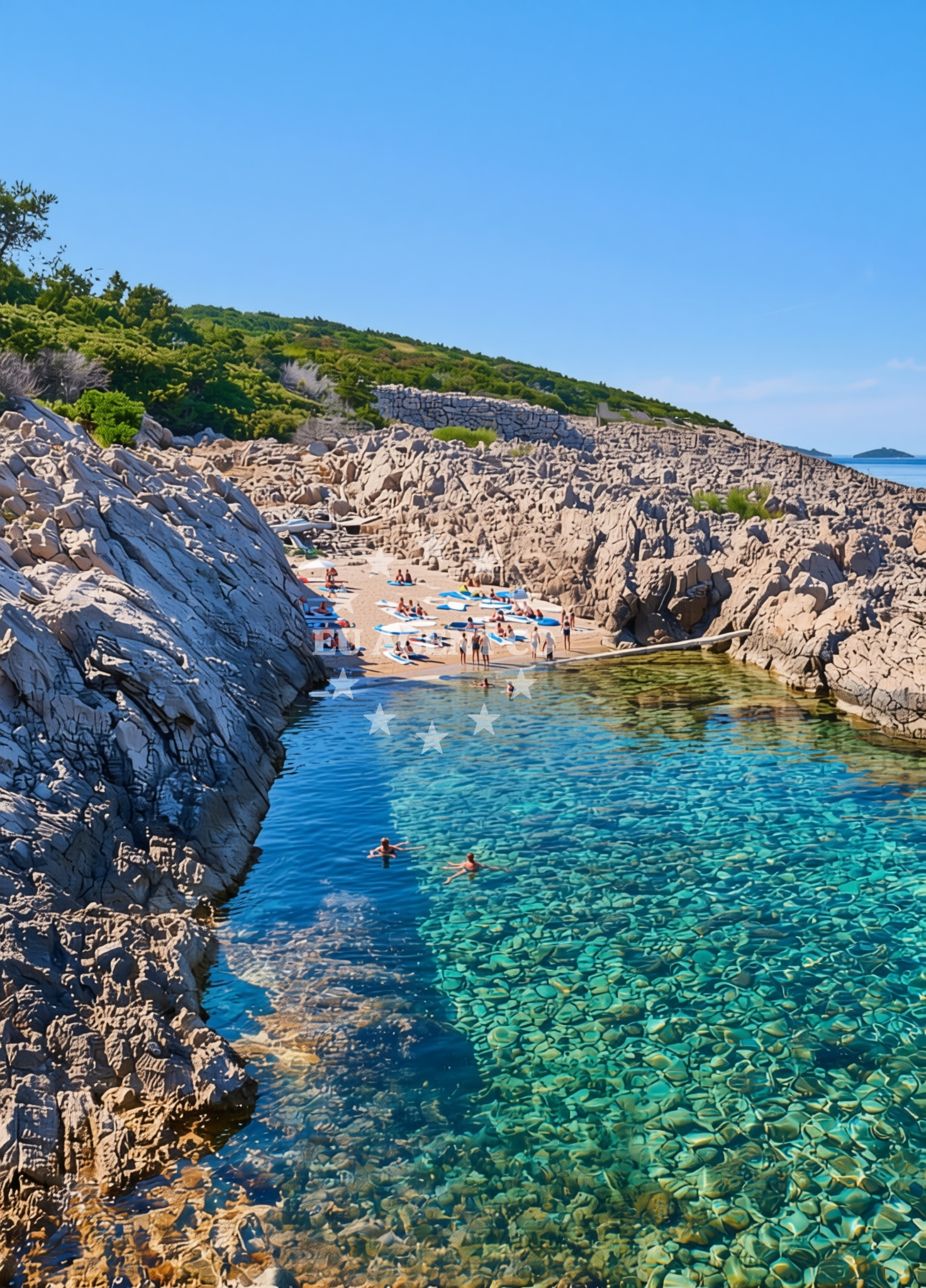 Additional view of Ilovik (Mali Lošinj) (Ilovik): beaches and coves (14) in Ilovik (Mali Lošinj) (Ilovik)