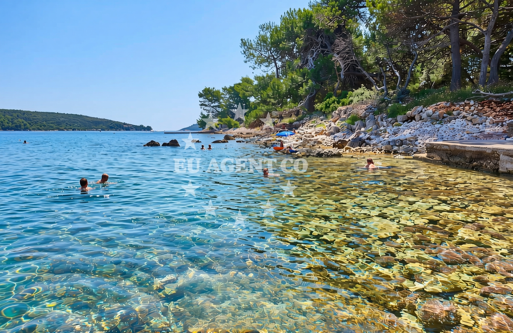 Additional view of Ilovik zapad, Ilovik (Mali Lošinj) (Ilovik) Beach in Ilovik zapad
