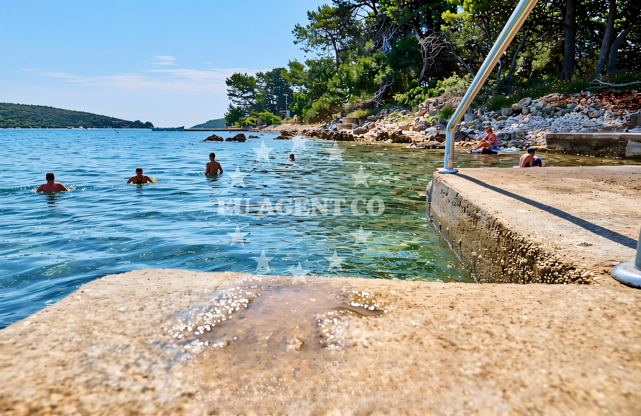 Additional view of Ilovik zapad, Ilovik (Mali Lošinj) (Ilovik) Beach in Ilovik zapad