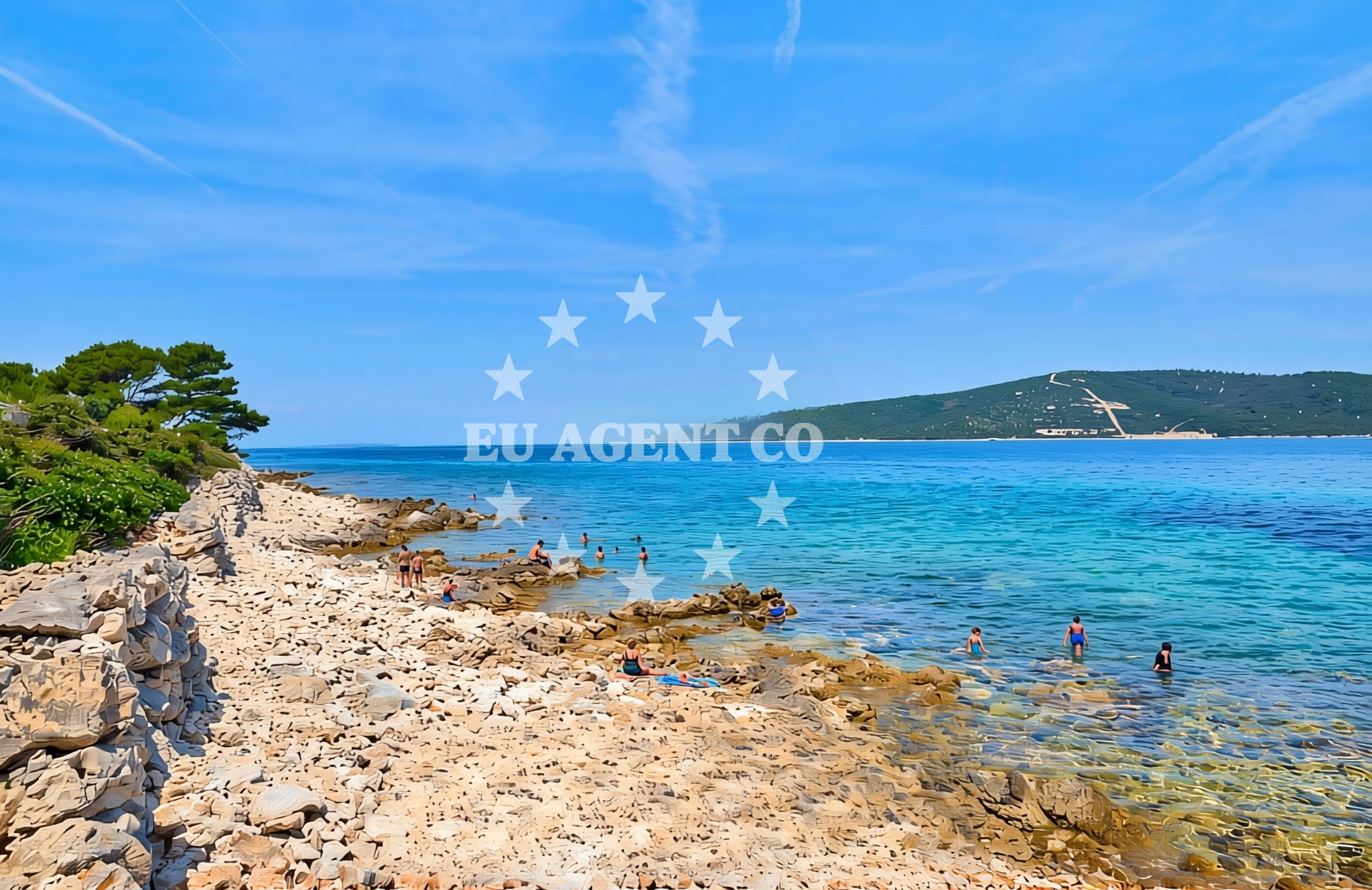 Additional view of Ilovik zapad, Ilovik (Mali Lošinj) (Ilovik) Beach in Ilovik zapad