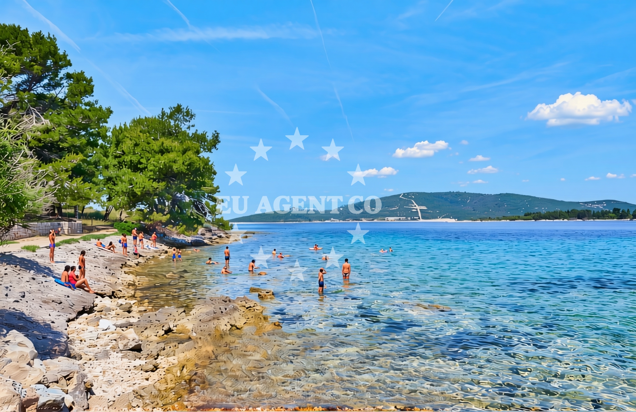 Additional view of Ilovik zapad, Ilovik (Mali Lošinj) (Ilovik) Beach in Ilovik zapad