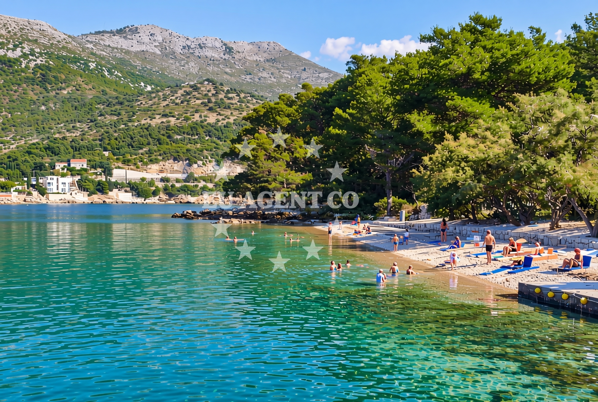 Overview of Ingalo, Zaton (Dubrovnik) Beach in Ingalo