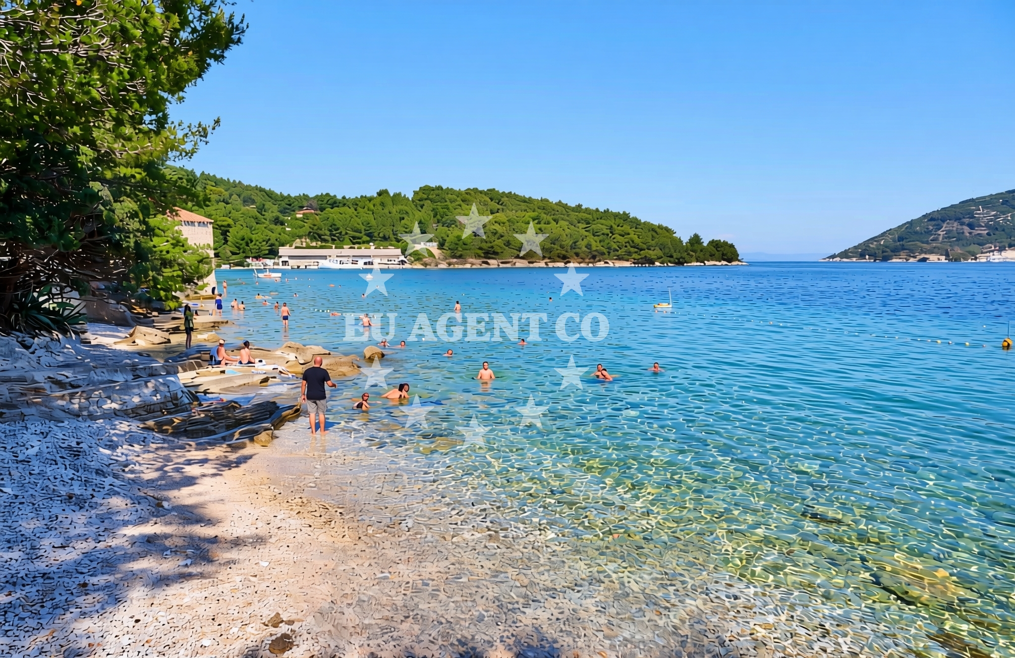 Additional view of Issa, Vis (Vis) Beach in Issa