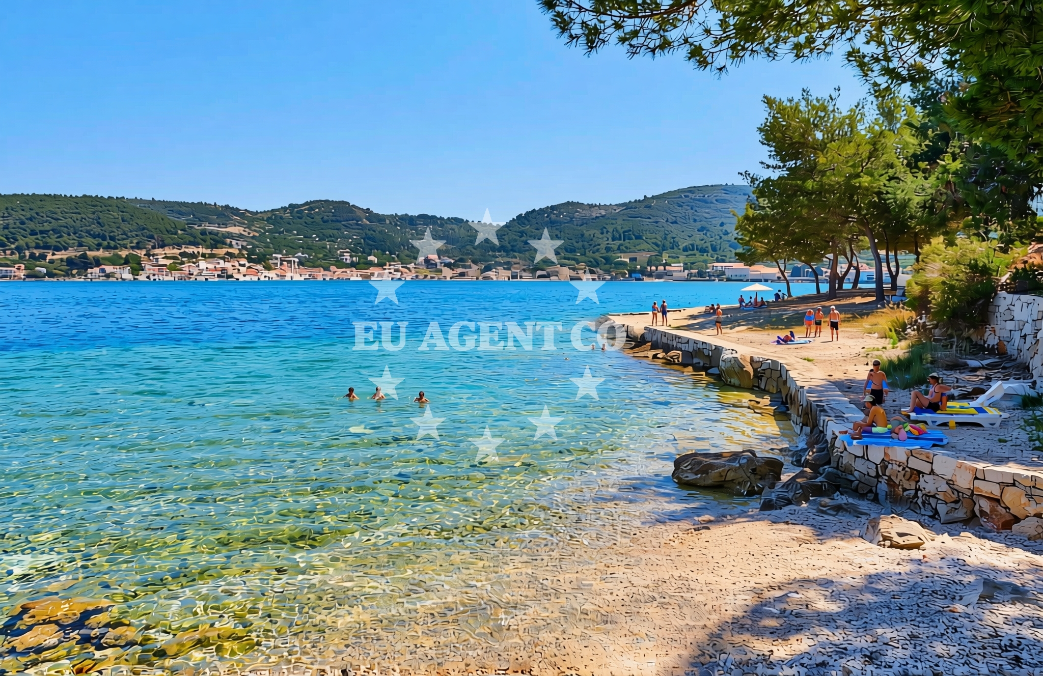 Additional view of Issa, Vis (Vis) Beach in Issa