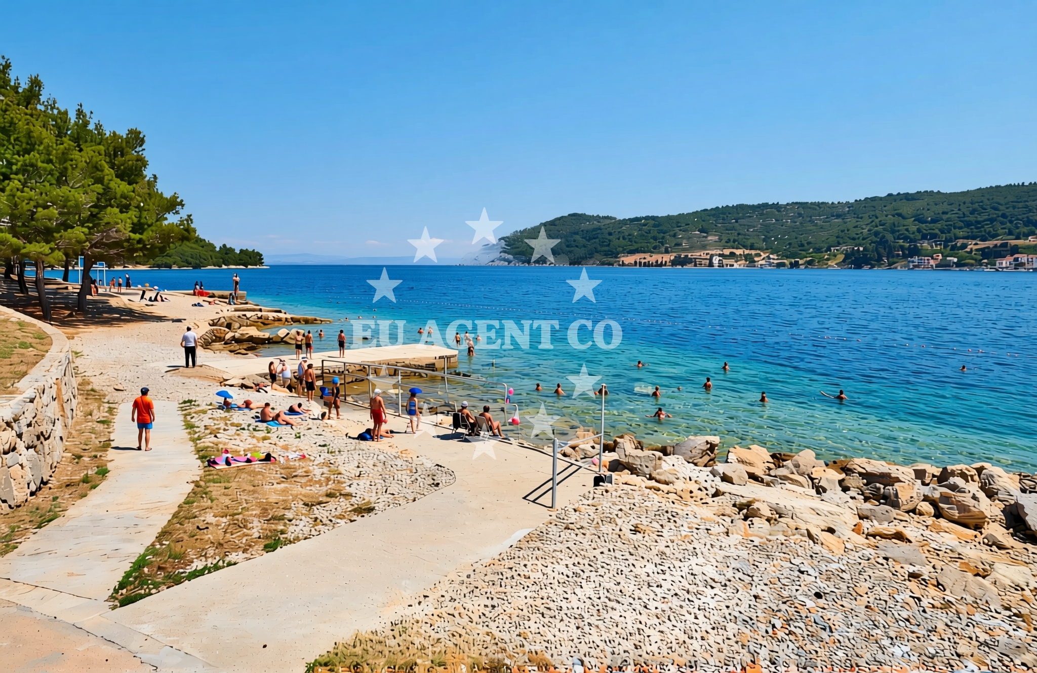 Additional view of Issa, Vis (Vis) Beach in Issa