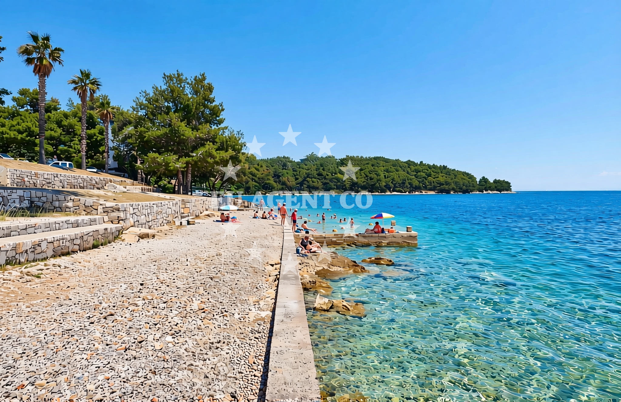 Additional view of Issa, Vis (Vis) Beach in Issa